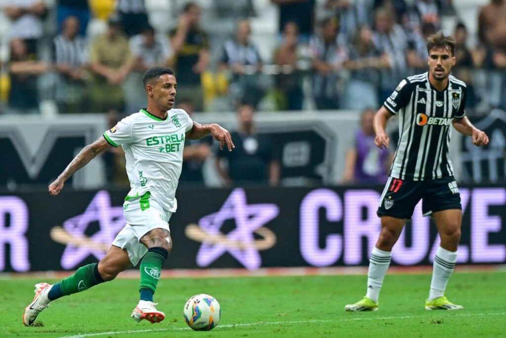 Lance do jogo Atlético-MG x América-MG no Campeonato Mineiro 2024