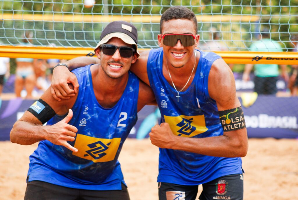 Pedro e Gabriel Santiago venceram a 1º etapa do Aberto no Circuito de Vôlei de Praia
