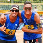 Pedro e Gabriel Santiago venceram a 1º etapa do Aberto no Circuito de Vôlei de Praia