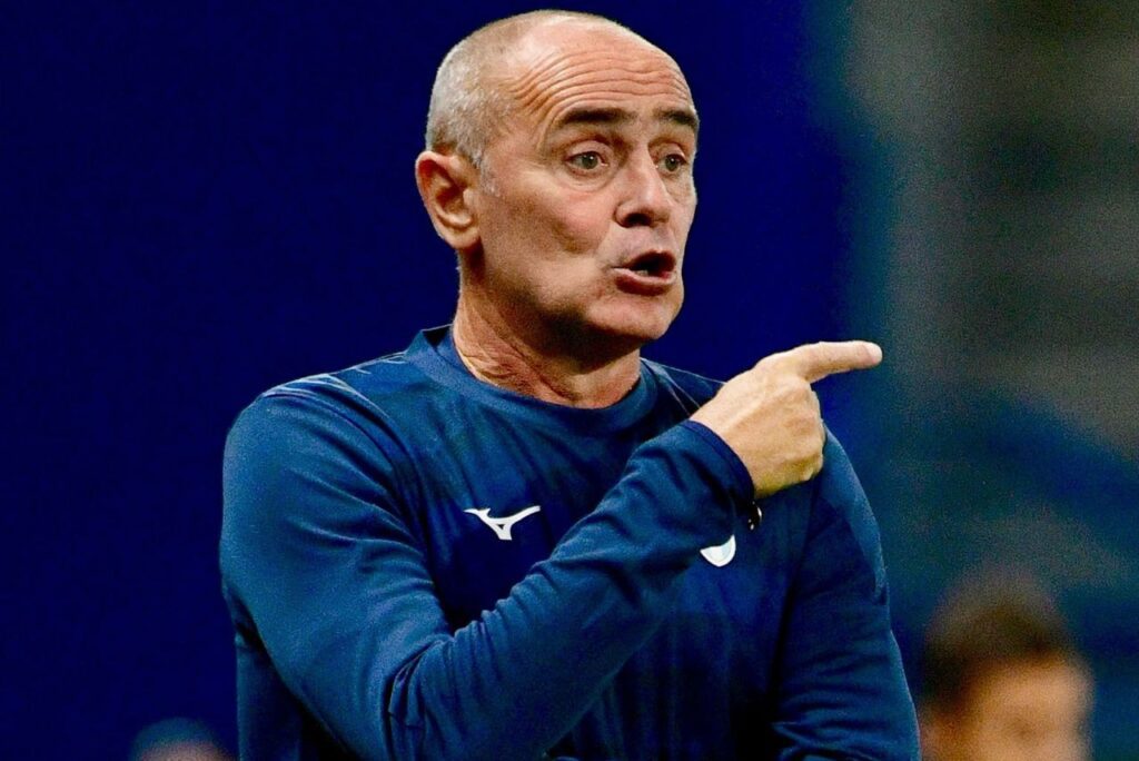 Treinador Giovanni Martusciello, da Lazio, em 2023