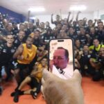 Chamada de vídeo de Textor com jogadores do Botafogo