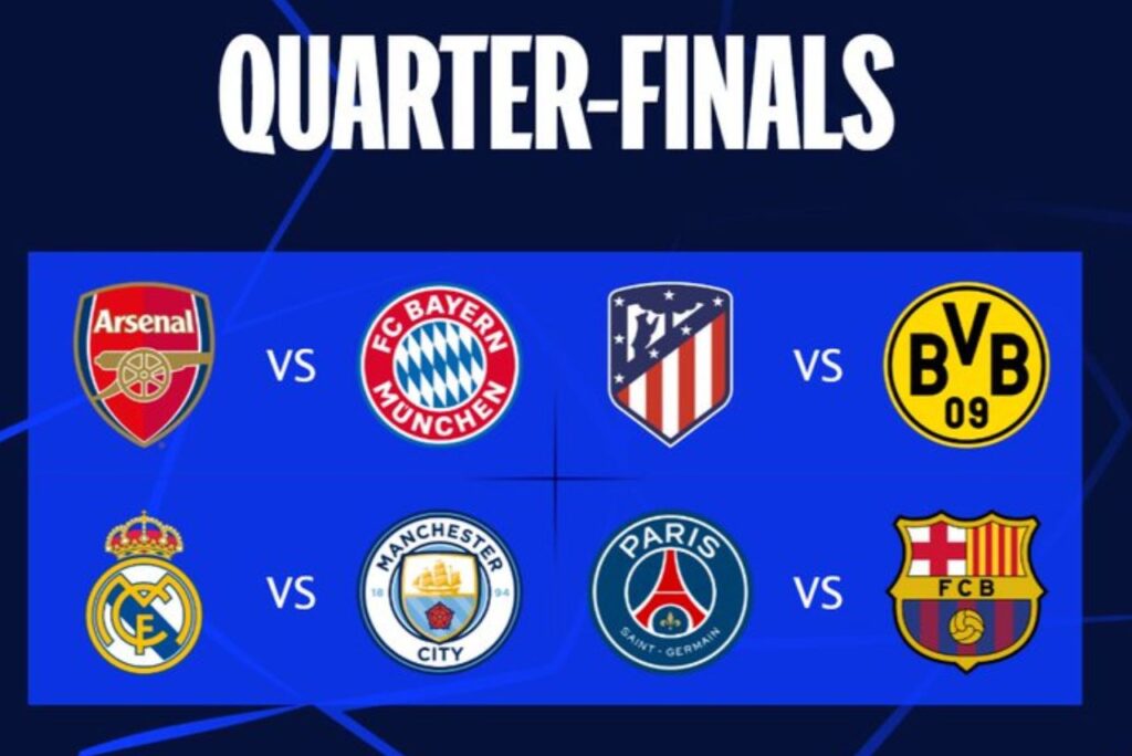 Jogos das quartas de final da Champions League