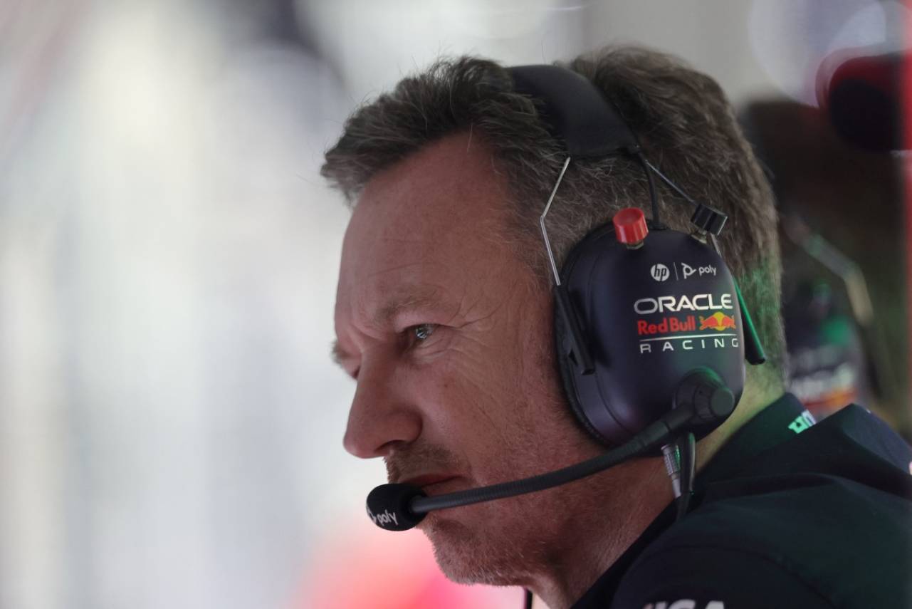 Christian Horner não comentou as acusações que vem sofrendo. Foto: cGIUSEPPE CACACEPOOLAFP