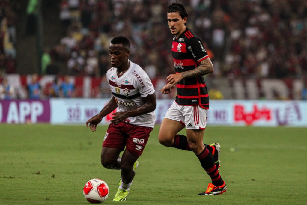 Pedro, do Flamengo, jogou mais uma vez contra o ex-clube