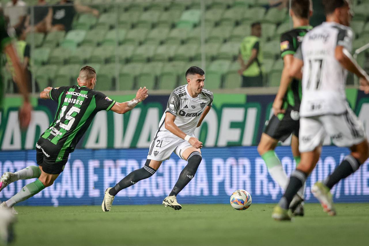 O Atlético-MG vai enfrentar o Cruzeiro na final da competição. Foto: Pedro Souza / Atlético