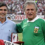 Ayala e o ex-goleiro Ubaldo Fillol