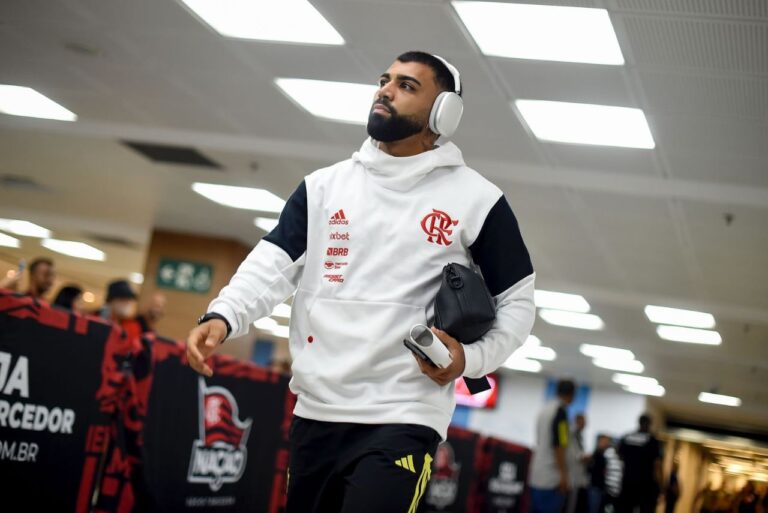 <p>Gabigol é acusado de fraude em exame antidoping realizado em abril de 2023 (Foto: Marcelo Cortes/CRF)</p>
