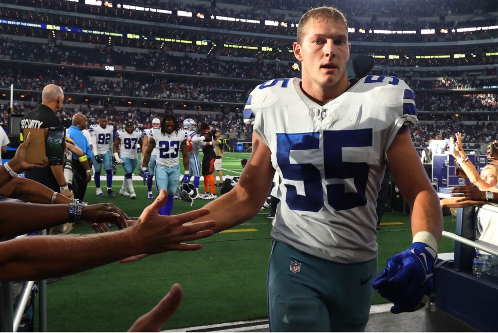 Leighton Vander Esch chegou ao Dallas Cowboys em 2018 (Foto: Richard Rodriguez/Getty Images via AFP)