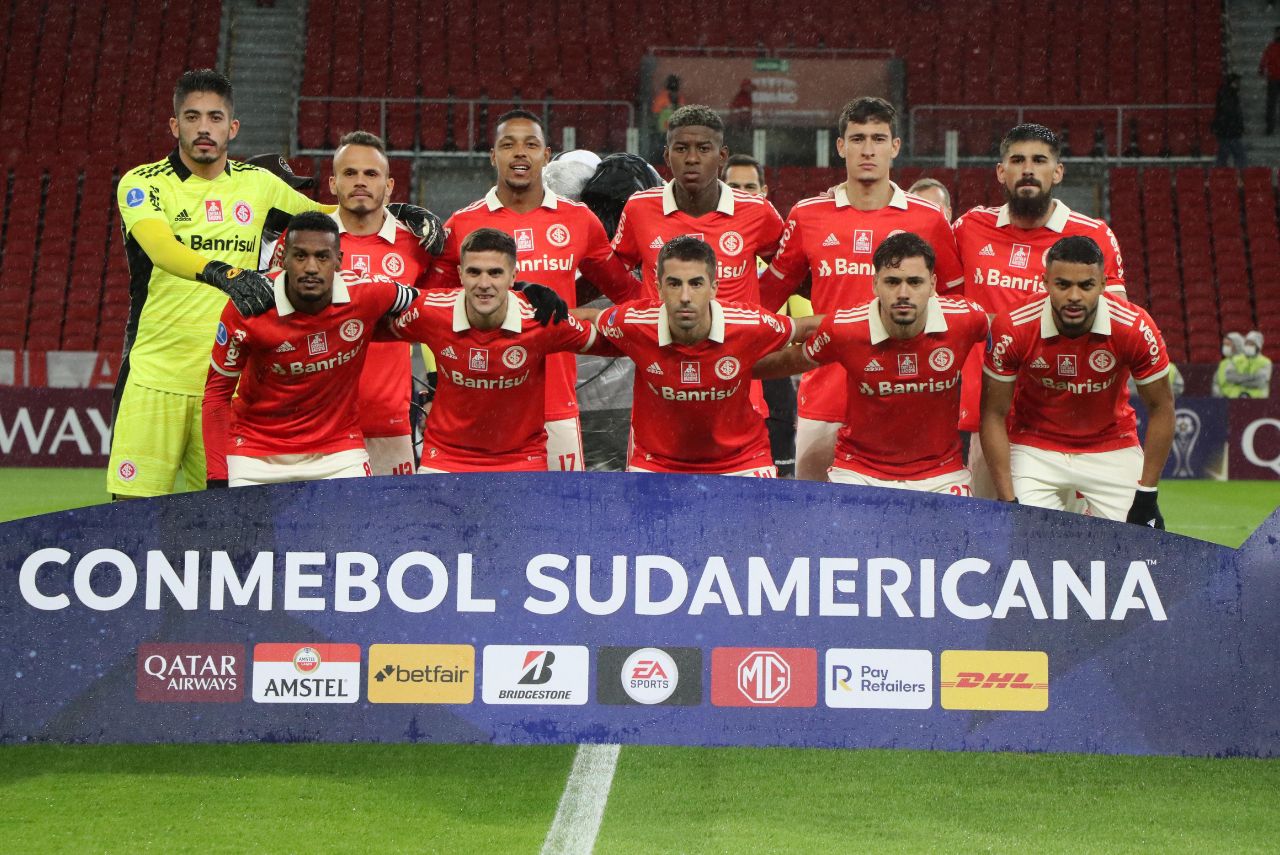 Time do Internacional na Sul-Americana 2022