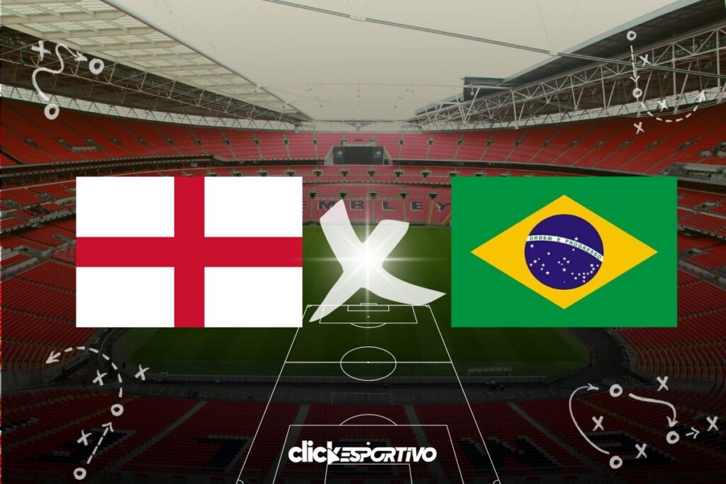 Inglaterra x Brasil - Amistoso Internacional 2024