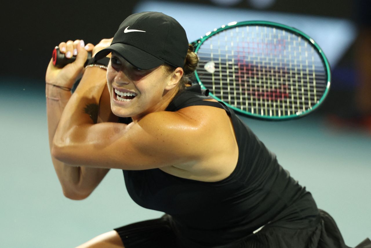 Sabalenka foi derrotada no WTA 1000 de Miami (Foto: Al Bello/Getty Images via AFP)