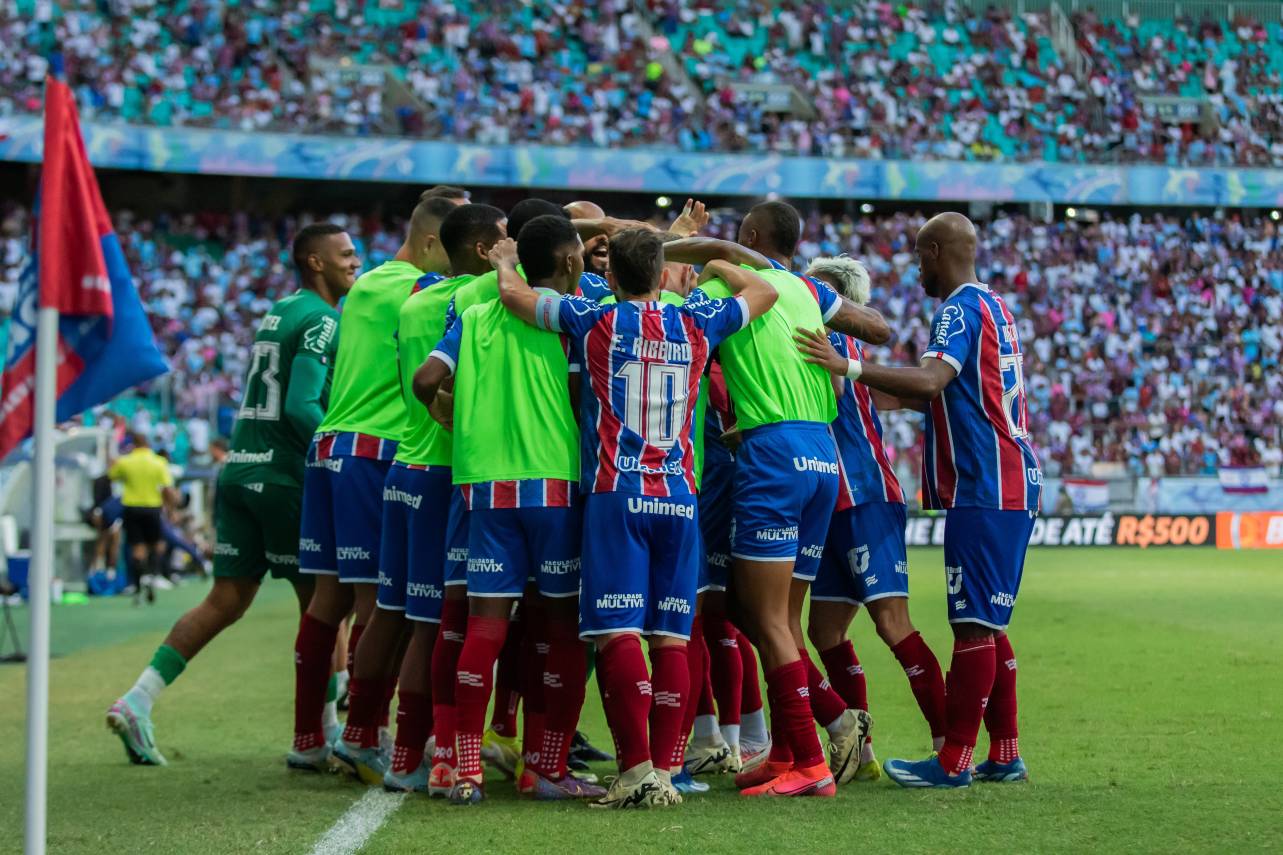 O Bahia garantiu a melhor campanha da 1ª fase da competição. Foto: Reprodução/X
