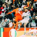 Lance do jogo Uruguai x Costa do Marfim em amistoso em 2024