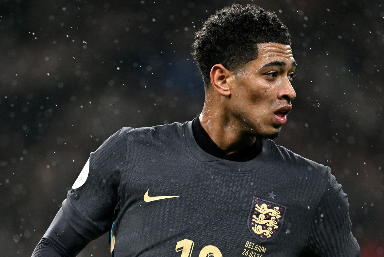 Bellingham foi autor do gol de empate da Inglaterra contra a Bélgica (Foto: Reprodução)