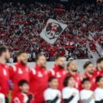 A Geórgia vai disputar a Eurocopa pela primeira vez na história. Foto: GIORGI ARJEVANIDZEAFP