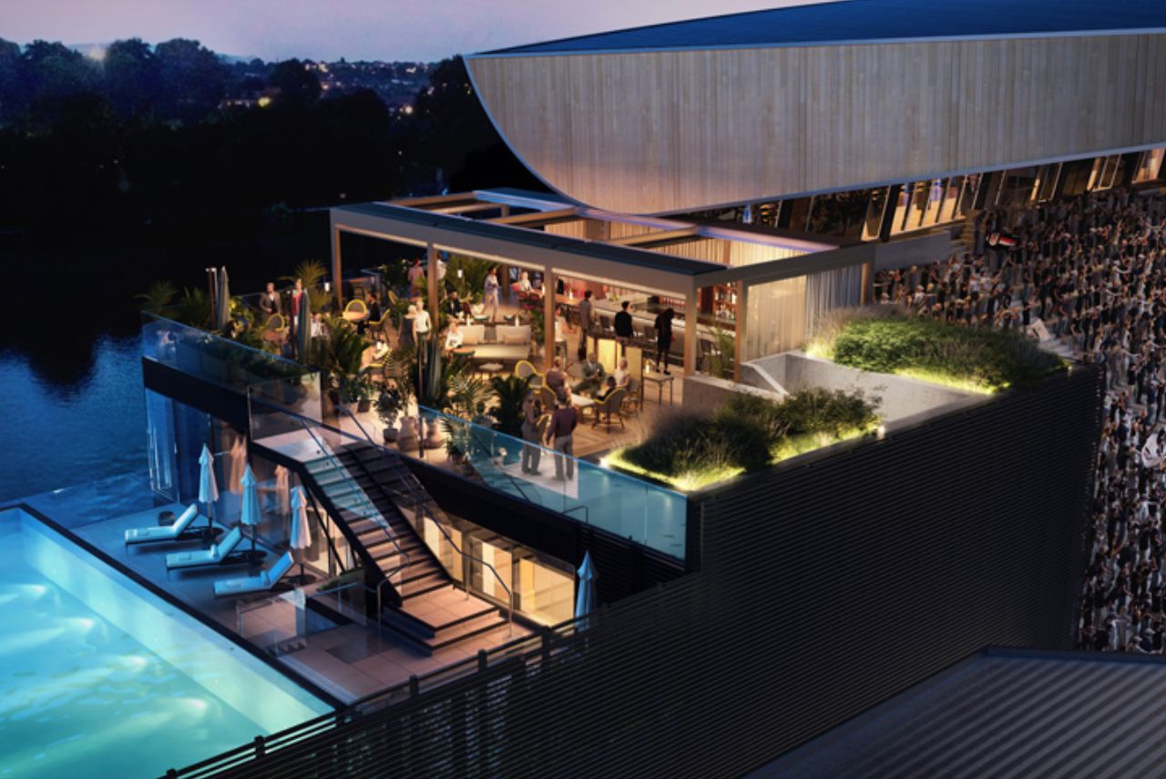 Novo setor do estádio do Fulham