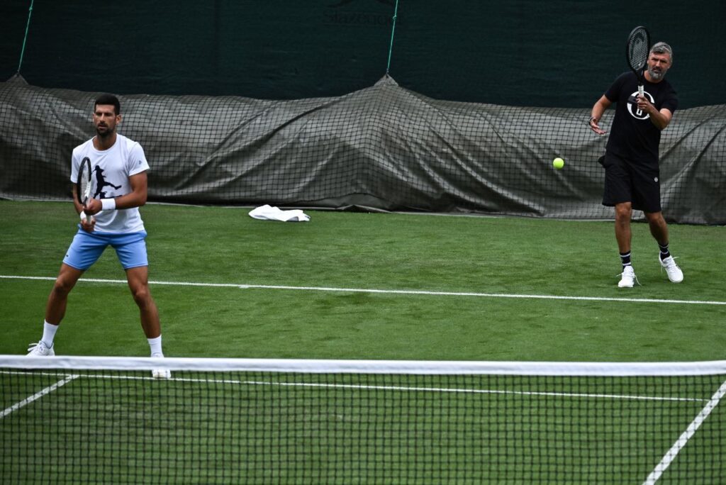 Djokovic treina ao lado do Croata em 2023