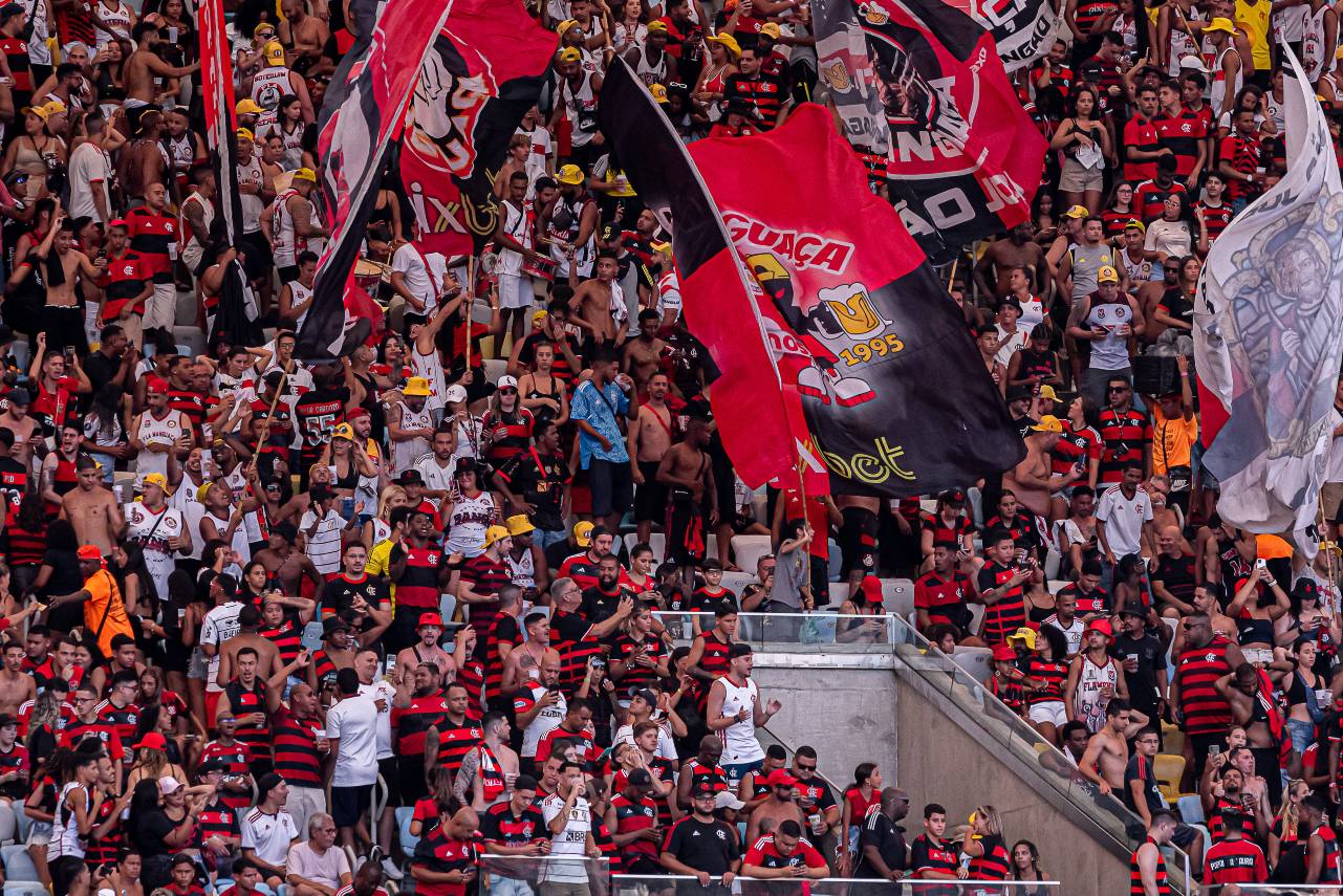 O Flamengo pagou mais de 100 milhões de reais de dívidas em 2023. Foto: Paula Reis/Flamengo