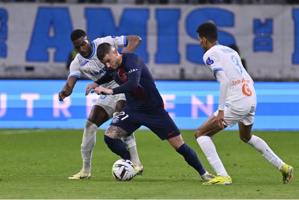 PSG venceu o Olympique de Marselha pelo Campeonato Francês (Foto: Reprodução)