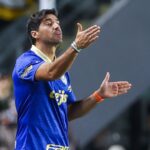 Abel Ferreira durante derrota do Palmeiras