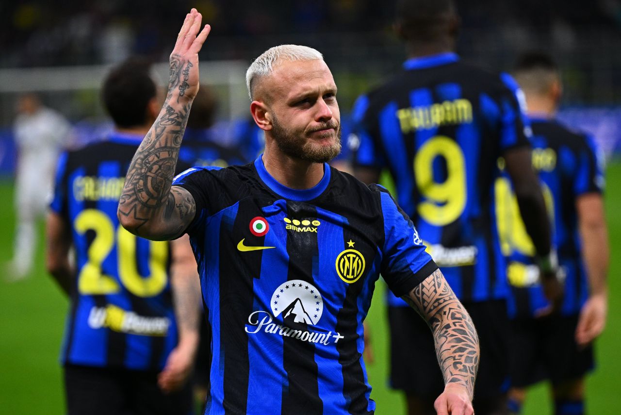 Dimarco abriu o placar na vitória da Inter de Milão sobre o Empoli (Foto: Reprodução)