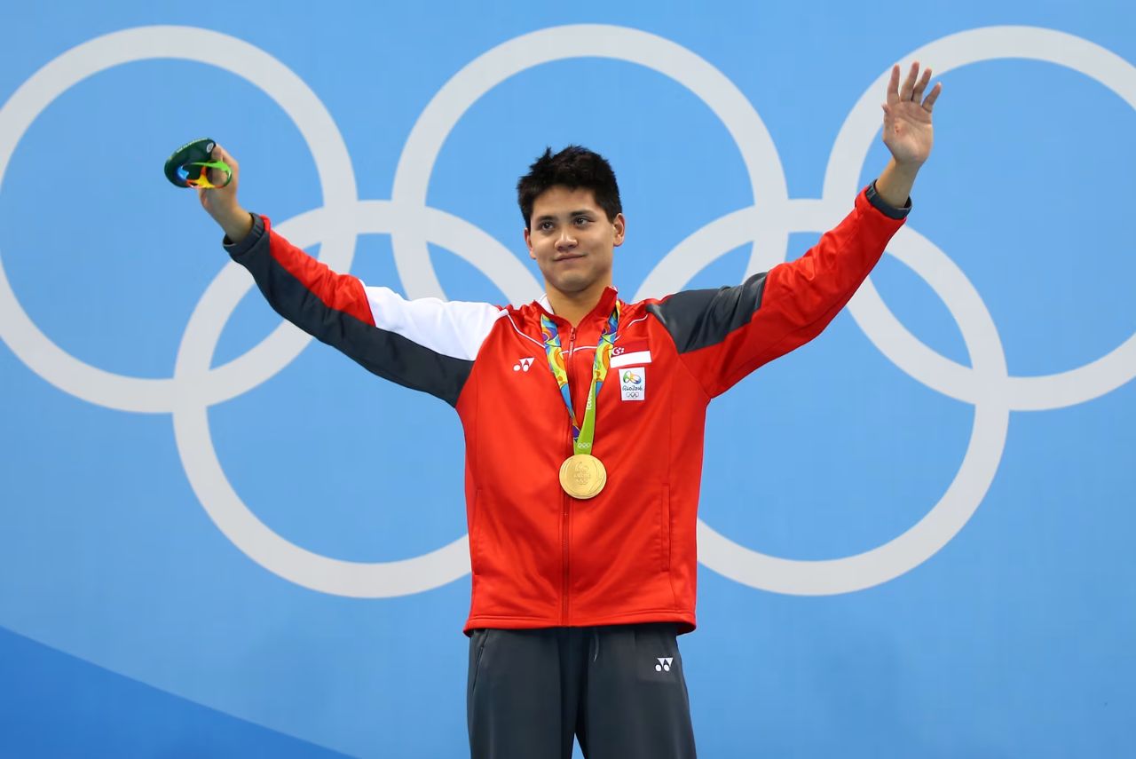 Nadador Joseph Schooling em pós olímpico da natação na Rio-2026