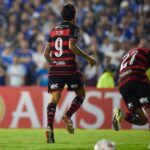 Pedro foi o autor do gol do Flamengo no jogo. Foto: Marcelo Cortes /CRF