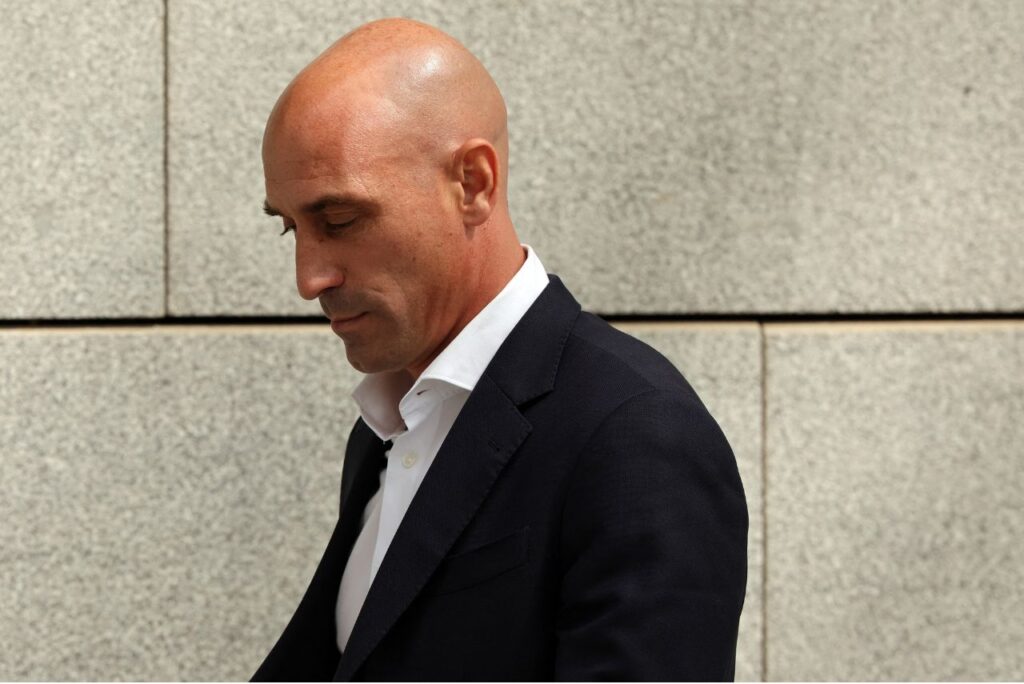 Luis Rubiales, ex-presidente da Federação Espanhola (Foto: Thomas Coex/AFP)