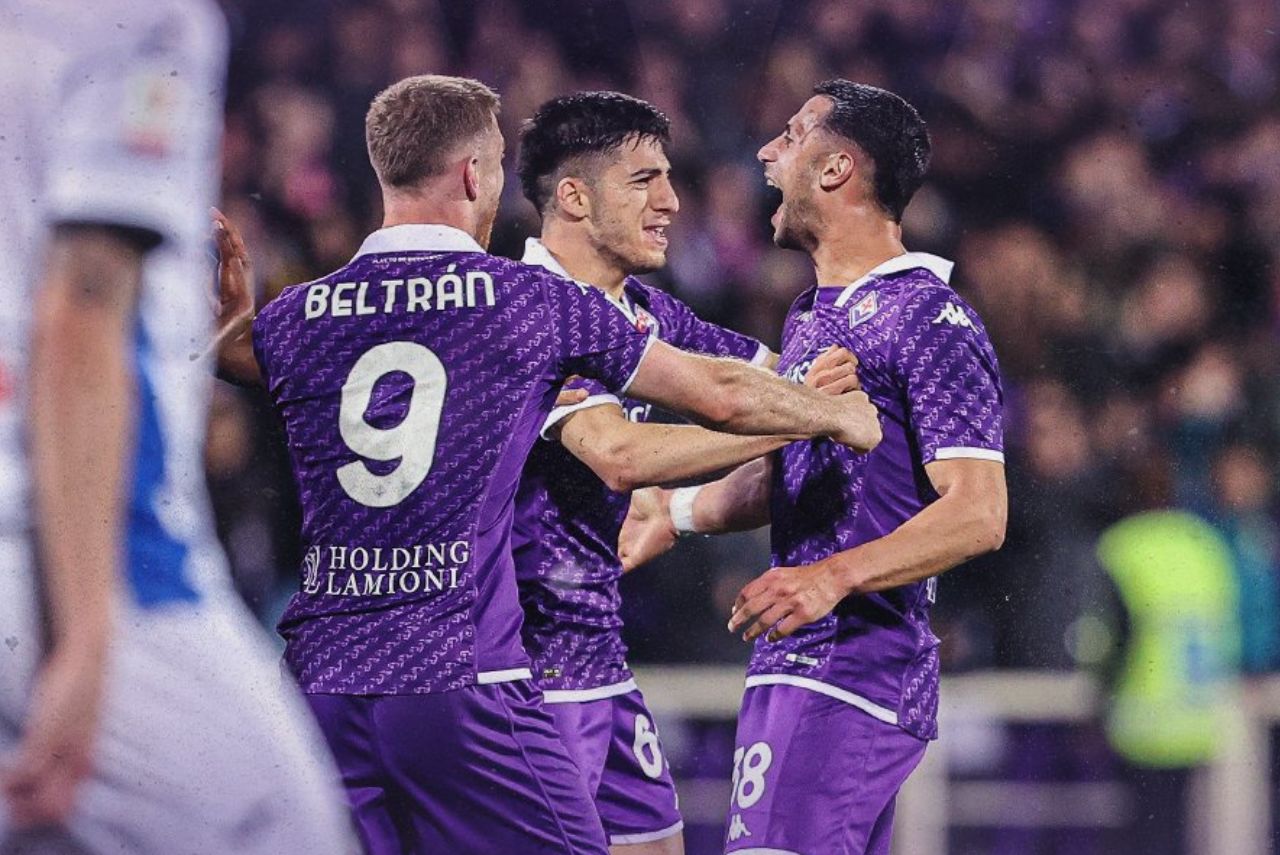 Fiorentina venceu o Atalanta pela Copa da Itália (Foto: Reprodução)