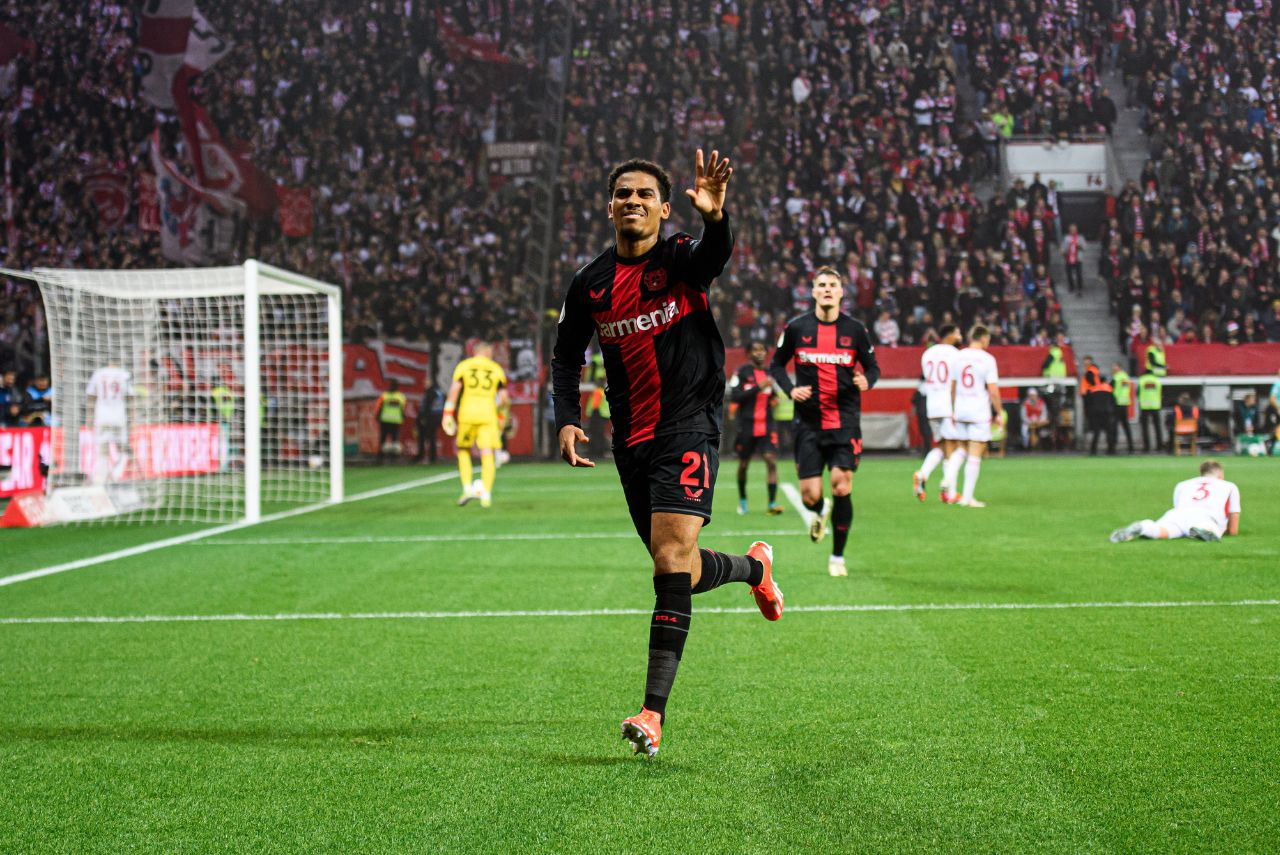 Bayer Leverkusen venceu o Fortuna Düsseldorf pela Copa da Alemanha (Foto: Reprodução)