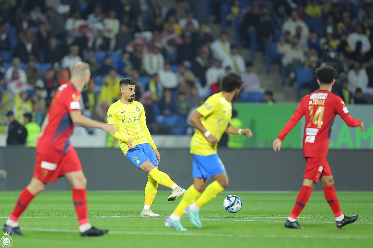 O Al-Nassr entrou em campo praticamente com time reserva. Foto: Reprodução/X