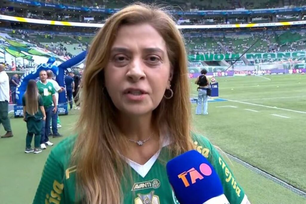 Leila Pereira, presidente do Palmeiras