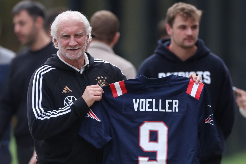 Rudi Völler, diretor esportivo da Seleção Alemã (Foto: Alex Grimm/Getty Images via AFP)