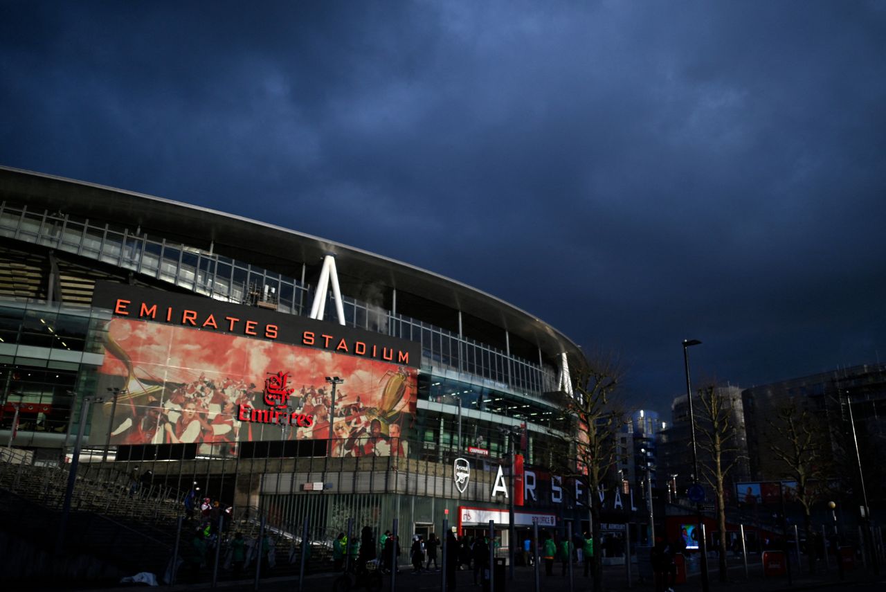 Estádio do Arsenal receberá partida da Champions League
