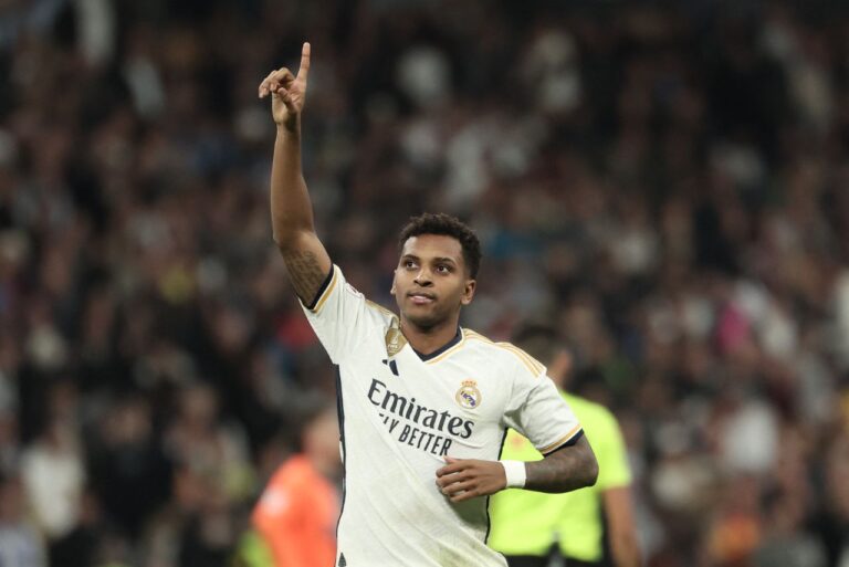 <p>Rodrygo vive bom momento no Real. Foto: Thomas Coex/AFP</p>