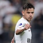 Romero durante vitória do Corinthians