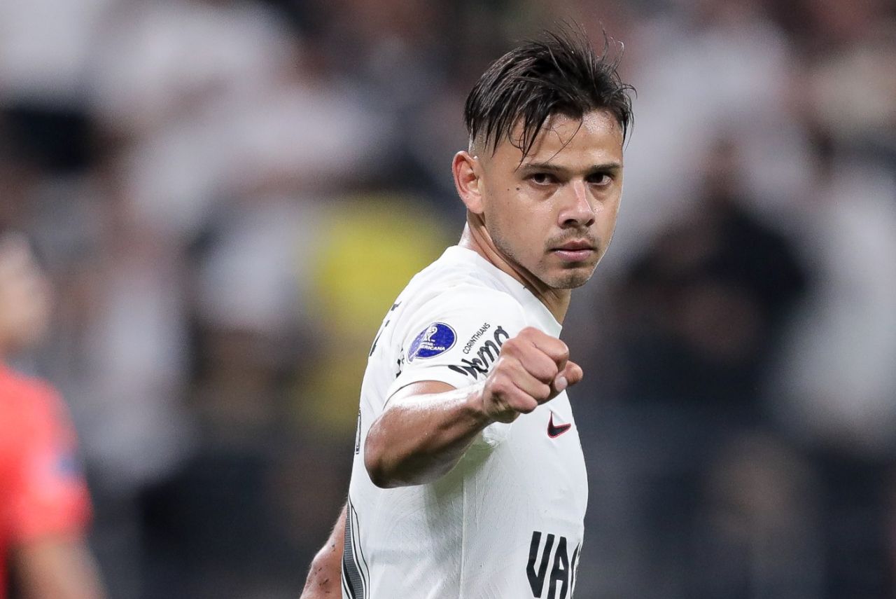 Romero durante vitória do Corinthians
