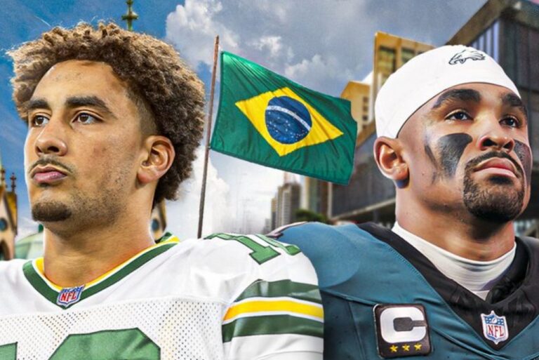 <p>Partida será a primeira da história da NFL no Brasil. Foto: Reprodução/NFL</p>
