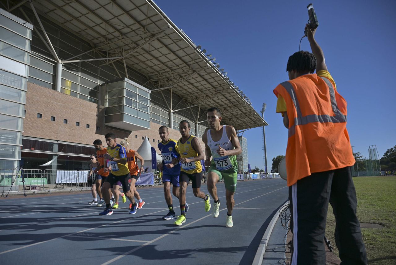 Prova de Atletismo no Meeting Paralímpico de Belo Horizonte