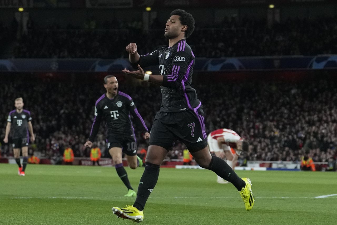 Gnabry abriu o placar para o Bayern de Munique