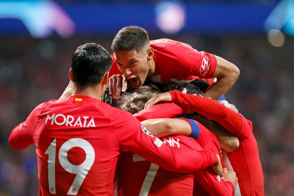 Atlético de Madrid venceu o Borussia Dortmund pela Liga dos Campeões (Foto: Reprodução)