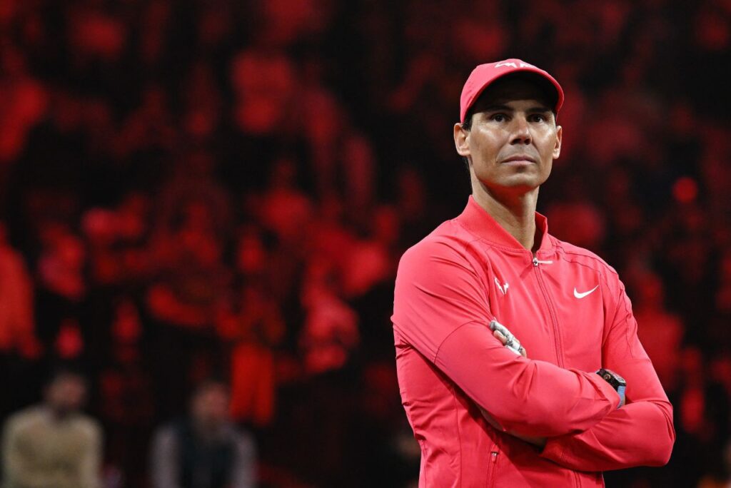 Rafael Nadal durante evento em Las Vegas (Foto: Candice Ward/Getty Images via AFP)