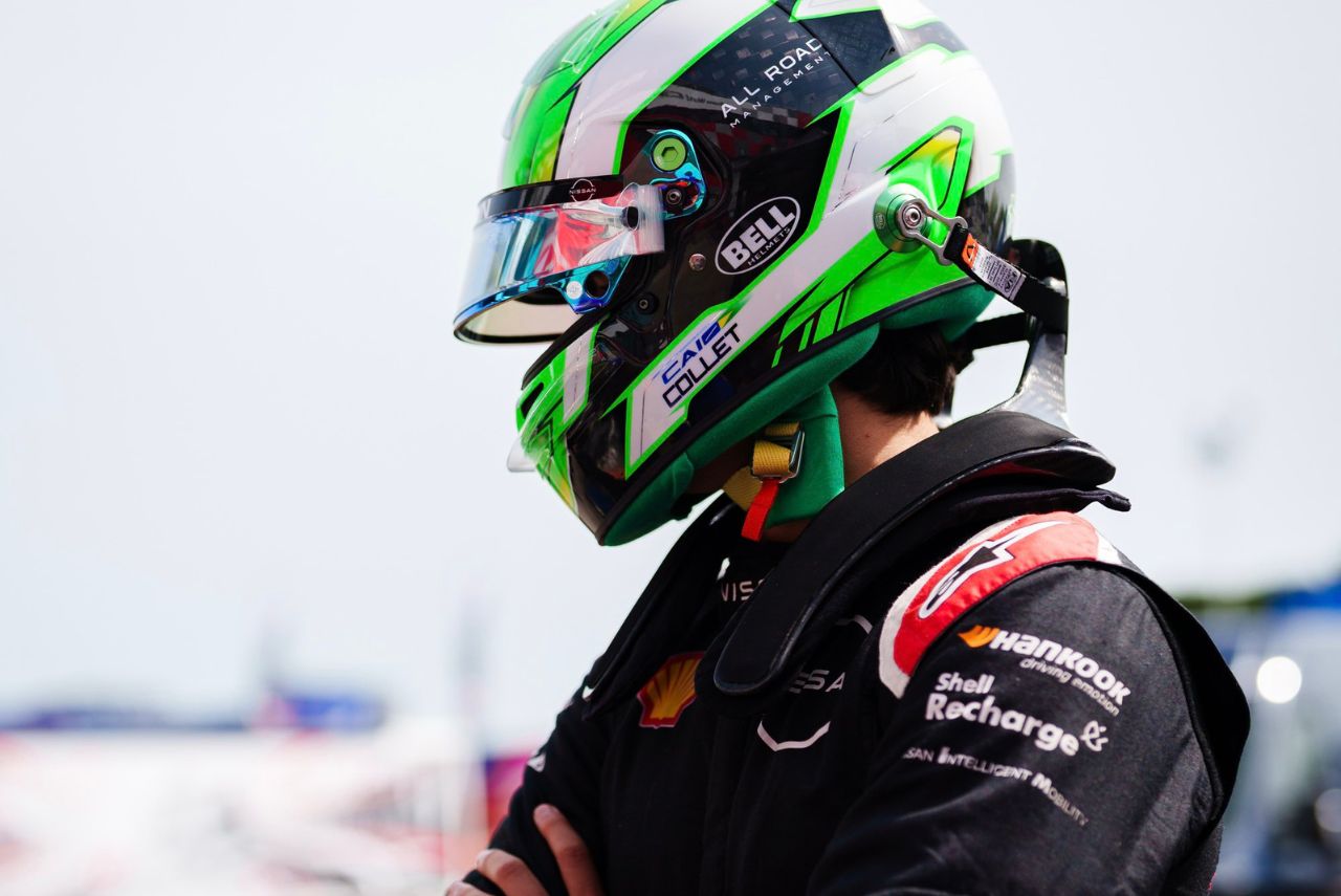 Piloto Caio Collet com a Nissan na Fórmula E