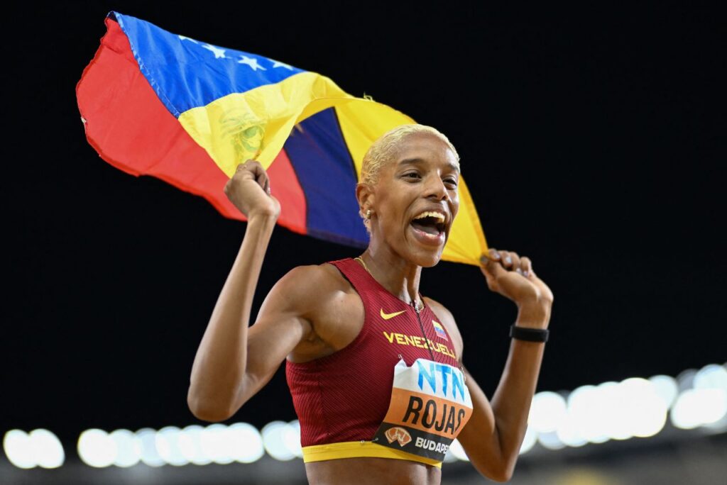 Yulimar Rojas vai ficar de fora das Olímpiadas de Paris 2024 (Foto: Jewel Samad/AFP)