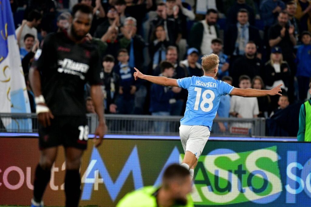 Lazio venceu a Salernitana pelo Italiano (Foto: Reprodução)