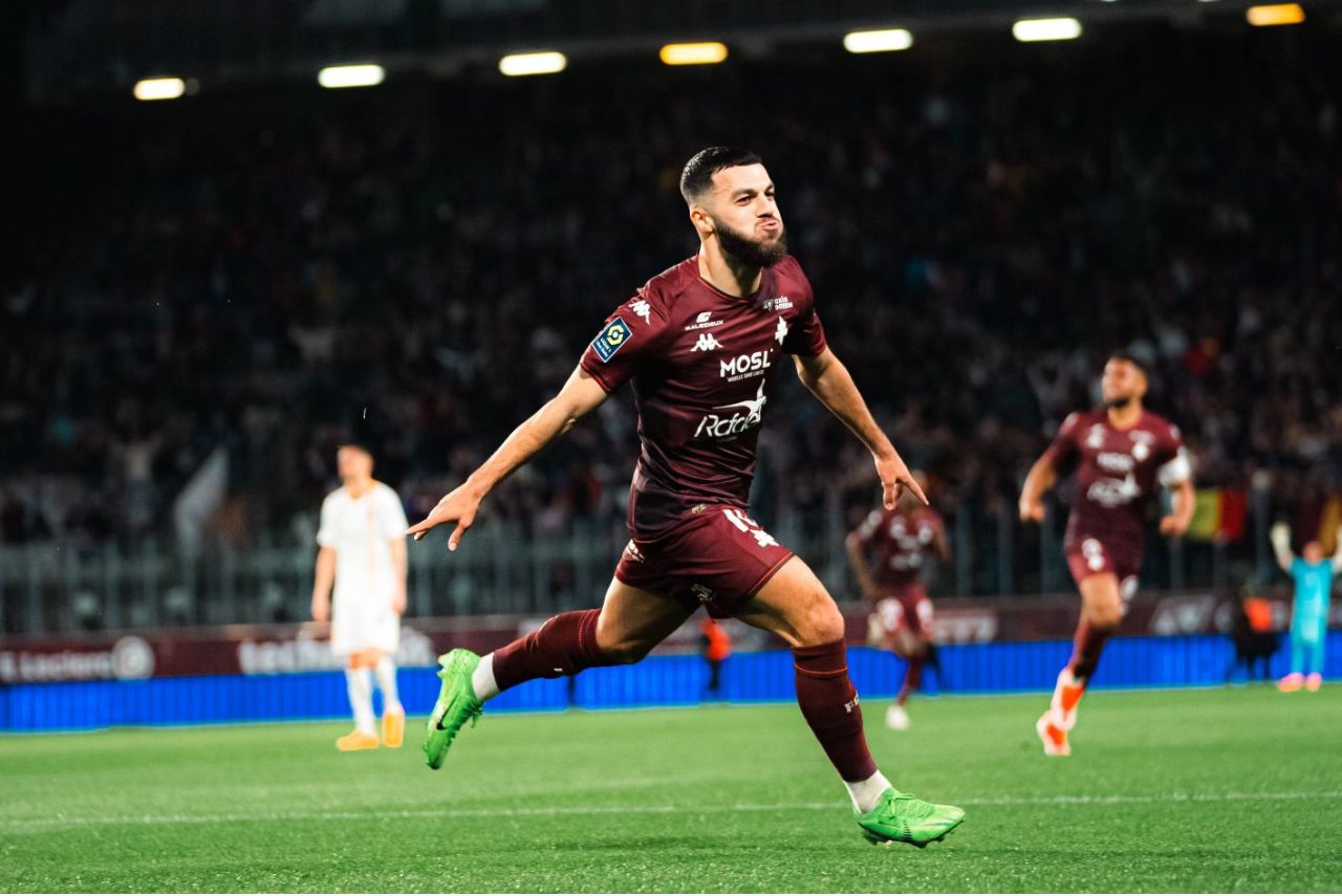 Metz venceu o Lens pelo Campeonato Francês (Foto: Reprodução)