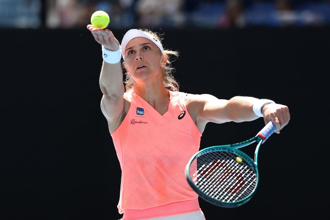 Tenista Bia Haddad Maia em jogo do Australian Open 2024