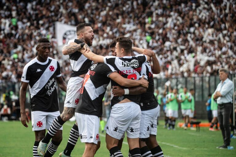 <p>O Vasco venceu com gols de Matheus Carvalho e David. Foto: Leandro Amorim/Vasco</p>
