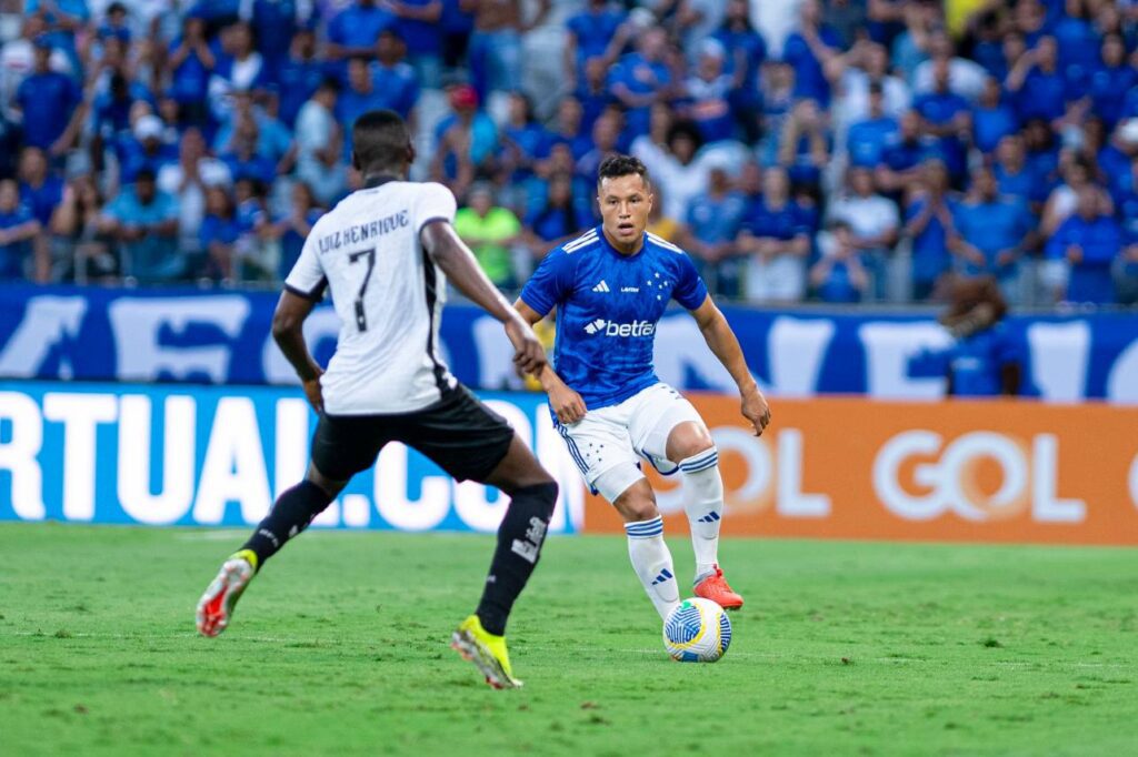 O Cruzeiro saiu atrás do placar, mas conseguiu a virada. Foto: Reprodução/X