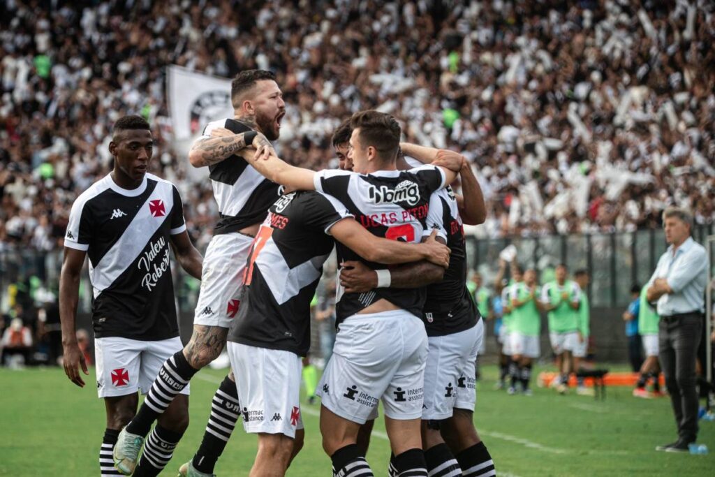 O Vasco fez a festa da torcida em São Januário. Foto: Leandro Amorim/Vasco